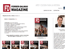 Tablet Screenshot of fdmagazine.es